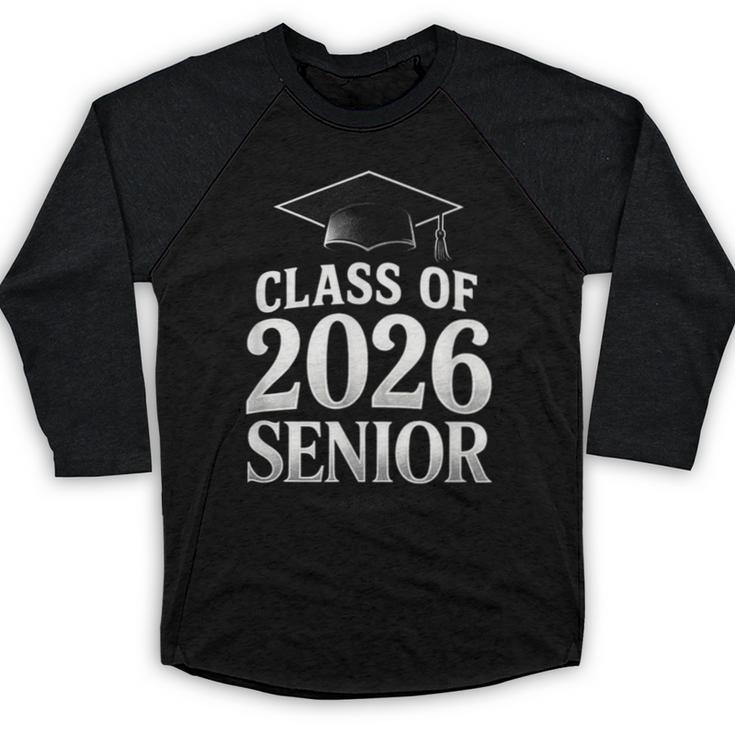 Class Of 2026 Senior Graduation School College Baseball Raglan Shirt