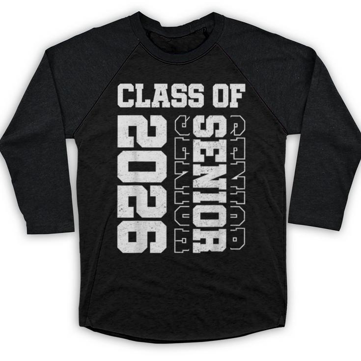 Class Of 2026 Shirt School Senior Year Graduation 2026 Baseball Raglan Shirt