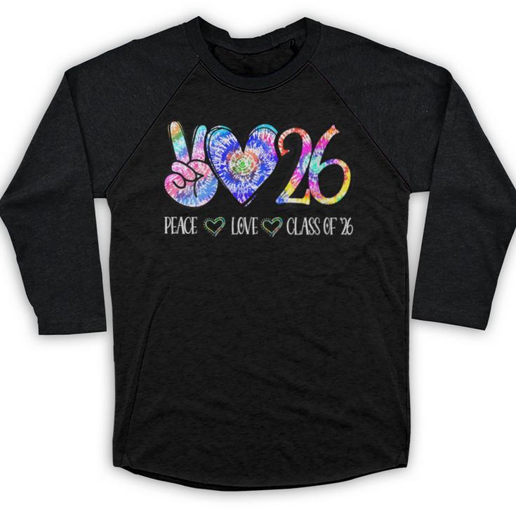 Class Of 2026 Shirt Tie Dye Senior Graduation Class Reunion Baseball Raglan Shirt