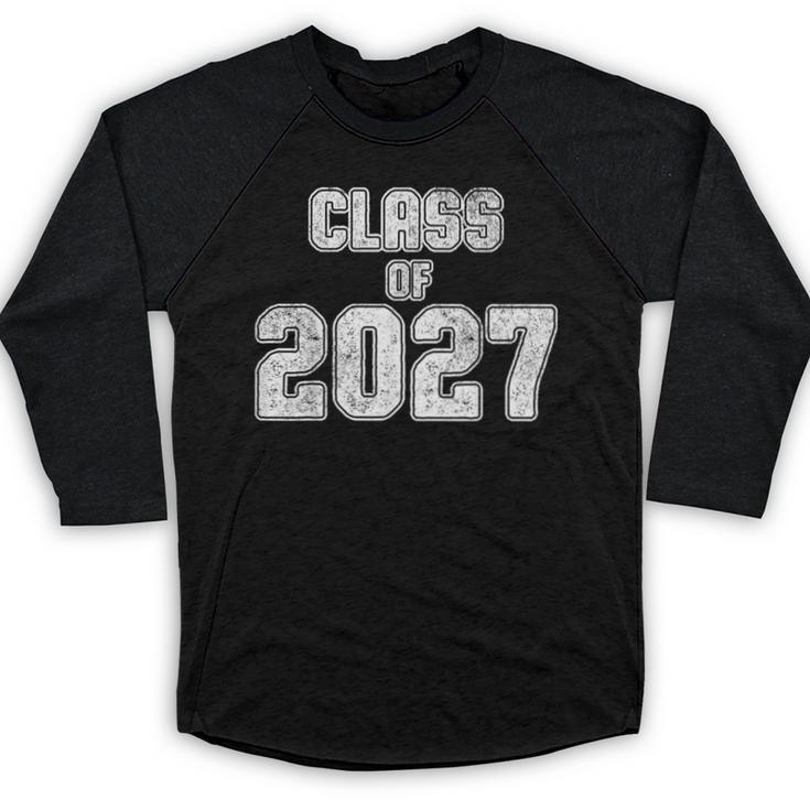 Class Of 2027 Shirt Senior Graduation 2027 Baseball Raglan Shirt