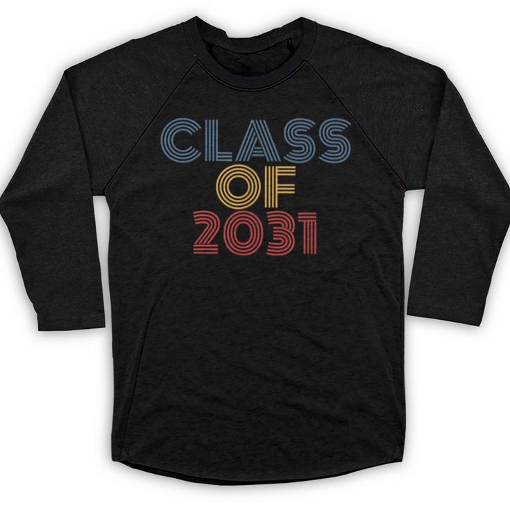 Class Of 2031 Graduation Baseball Raglan Shirt