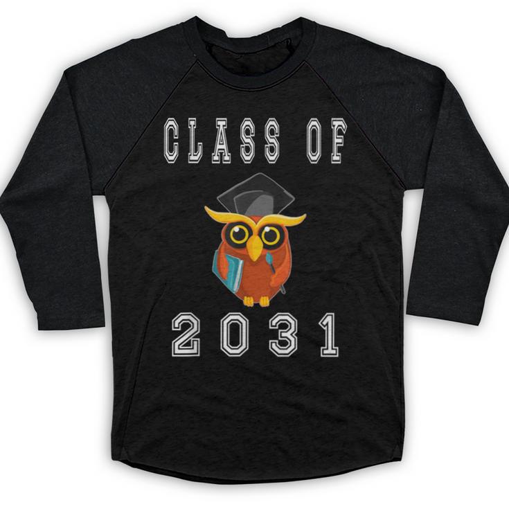 Class Of 2031 Graduation First Day Of School T Shirt Baseball Raglan Shirt