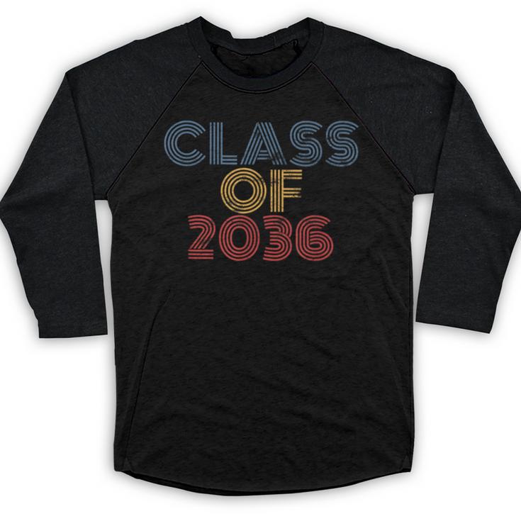 Class Of 2036 Graduation Baseball Raglan Shirt