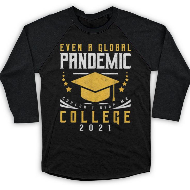 College 2021 Degree Graduation Graduate Baseball Raglan Shirt
