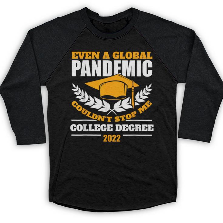College Degree 2022 Graduation Graduate Baseball Raglan Shirt