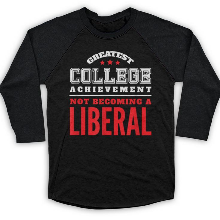 College Graduation For Conservatives Baseball Raglan Shirt