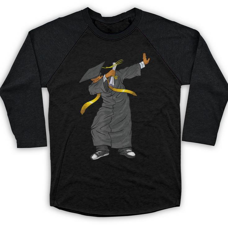 Dabbing Graduation Class Of 2023 Shirt History Month Baseball Raglan Shirt