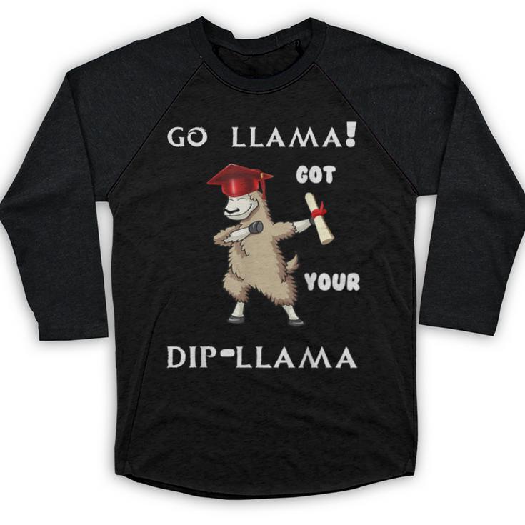 The Dabbing Llama Graduation Class Of 2018 T-Shirt Baseball Raglan Shirt