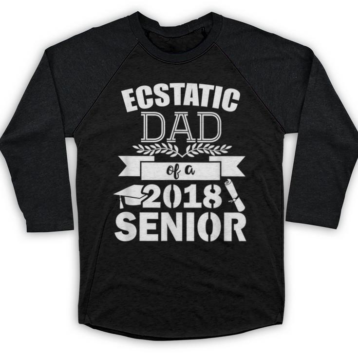 Dad Of a 2018 Senior Graduation Baseball Raglan Shirt