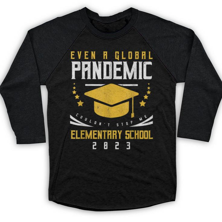 Elementary School 2023 Degree Graduation Graduate Baseball Raglan Shirt
