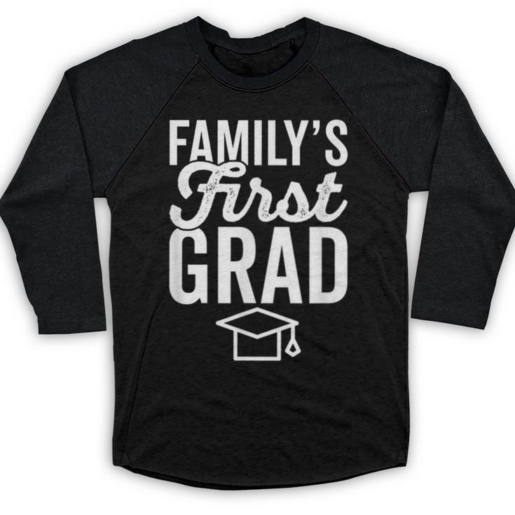 First In Family To Graduate College 2018 Graduation Baseball Raglan Shirt