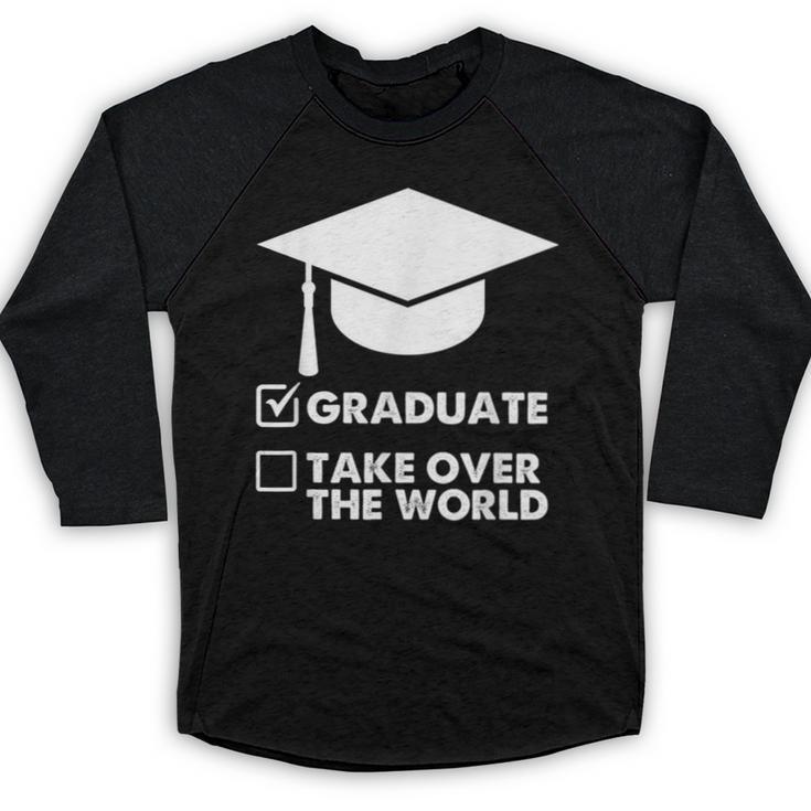 Funny Graduate Joke Mens Womens Graduation Gifts Baseball Raglan Shirt