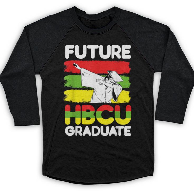 Future HBCU African American Gradute Graduation Baseball Raglan Shirt