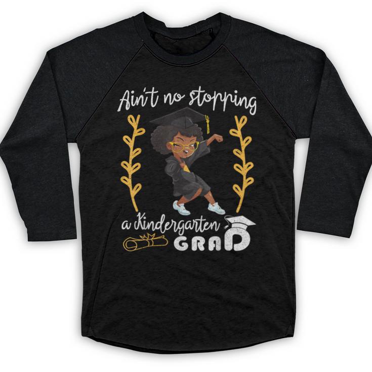 Girl Magic Graduate Kindergarten Graduation 2023 Baseball Raglan Shirt