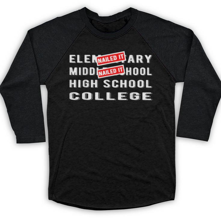 Goodbye 8th Grade Graduate Middle School Graduation Baseball Raglan Shirt