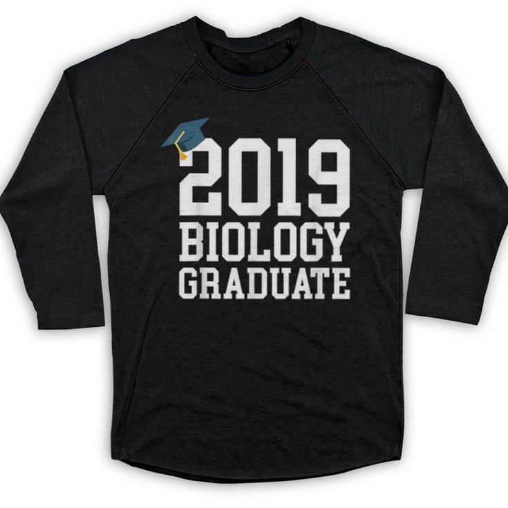 Graduation 2019 Biology Tshirt For Science Graduate Baseball Raglan Shirt