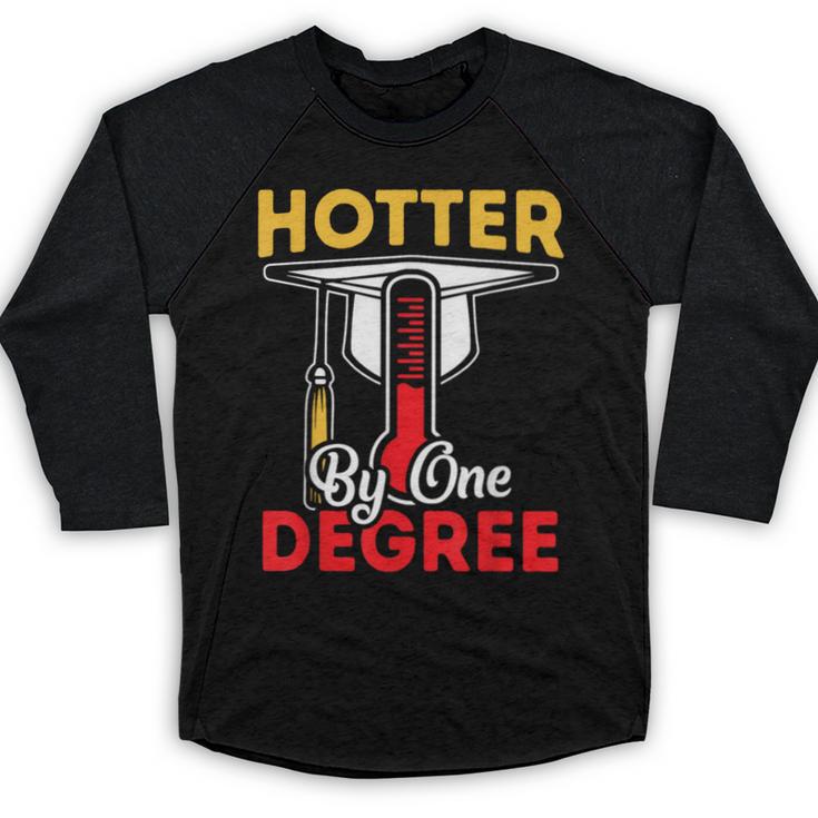 Graduation 2024 Hotter By One Degree Shirt Class Of 24 Baseball Raglan Shirt