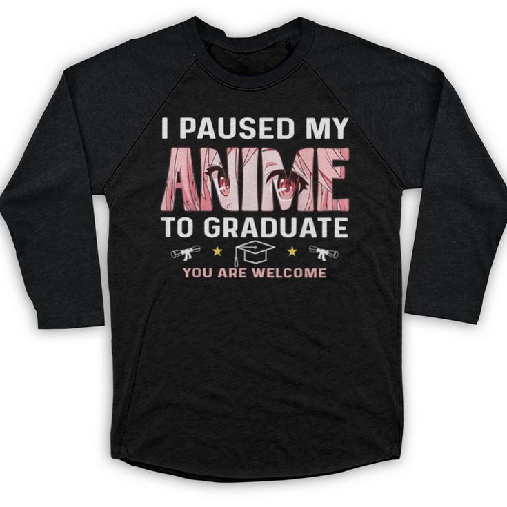 Graduation 5th 6th 8th Grade Class 2023 Anime Graduate Girls Baseball Raglan Shirt