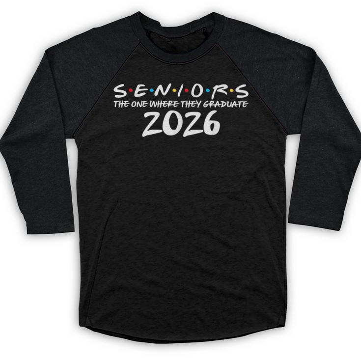 Graduation Announcements 2026 Retro Class Of 2026 Senior Baseball Raglan Shirt