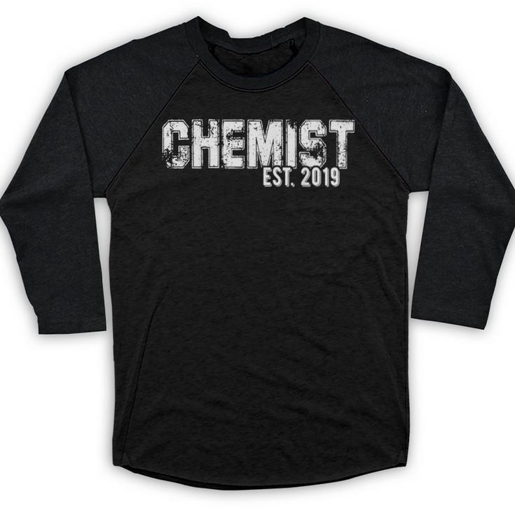 Graduation For Chemists Established 2019 Shirt Baseball Raglan Shirt