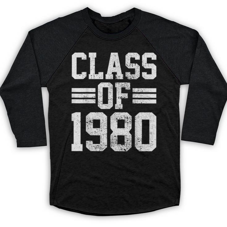 Graduation Class 1980 Baseball Raglan Shirt