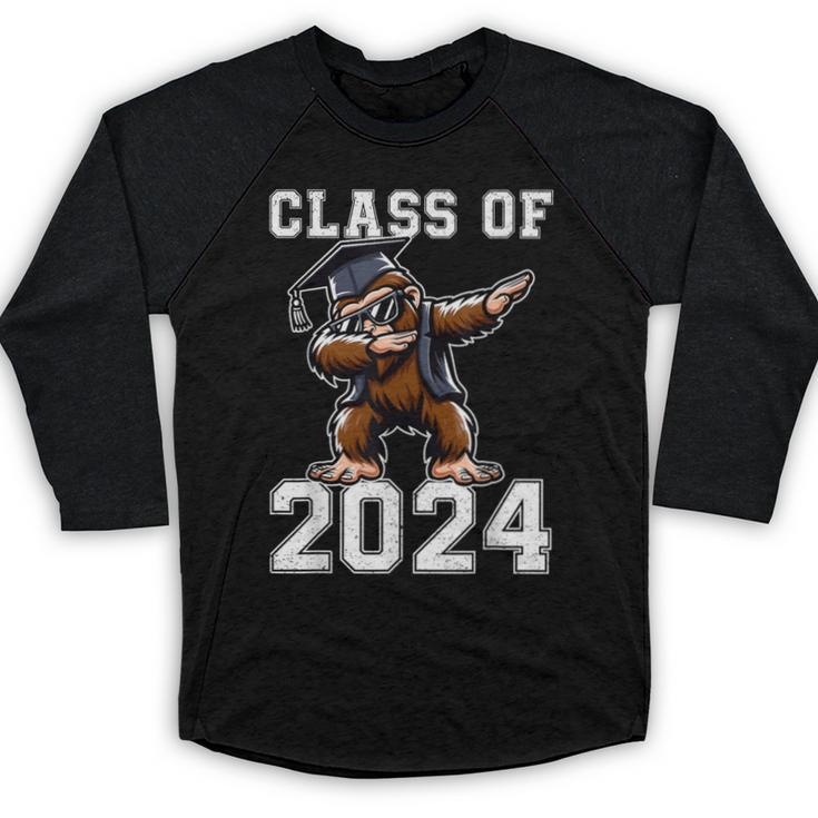 Graduation Class Of 2024 Bigfoot Graduated Seniors 2024 Baseball Raglan Shirt