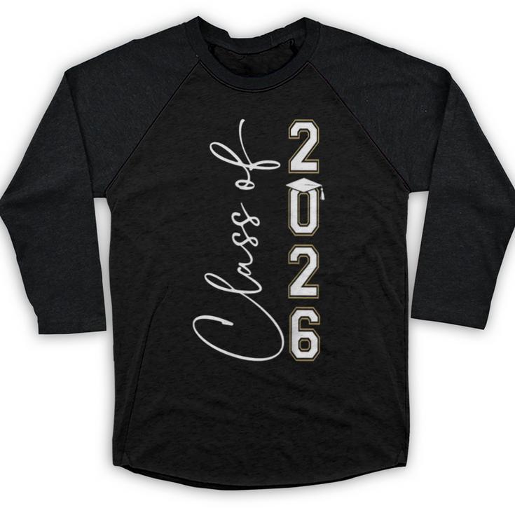 Graduation Class Of 2026 Baseball Raglan Shirt