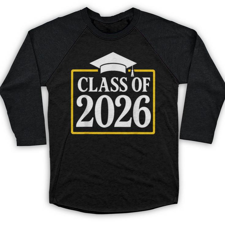Graduation Class Of 2026 Senior 2026 Baseball Raglan Shirt