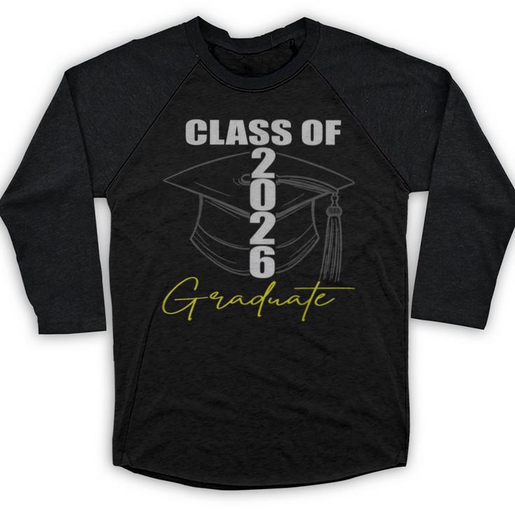 Graduation Decorations 2026 Class Of 2026 Graduate Baseball Raglan Shirt