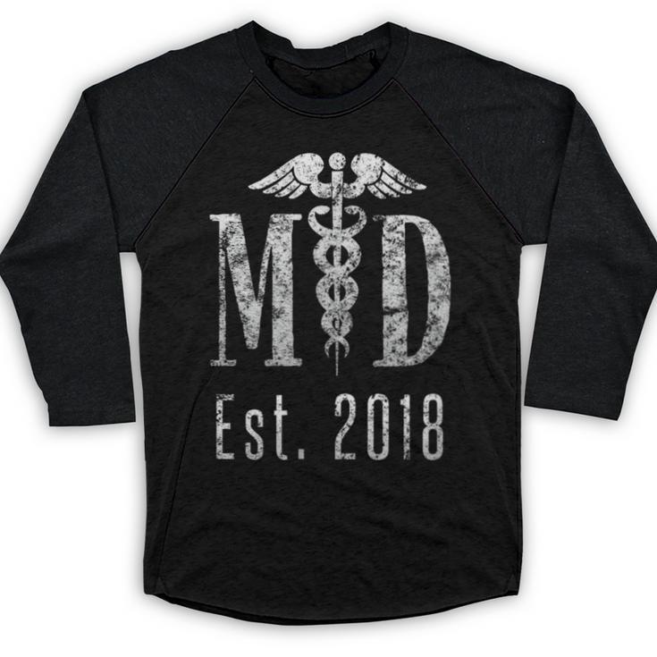 Graduation For Doctors t Shirt Tee Shirt Medical Doctors MD Baseball Raglan Shirt