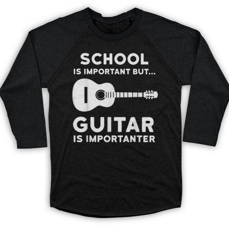 Graduation Shirt For Guitar Players & Band Member Baseball Raglan Shirt