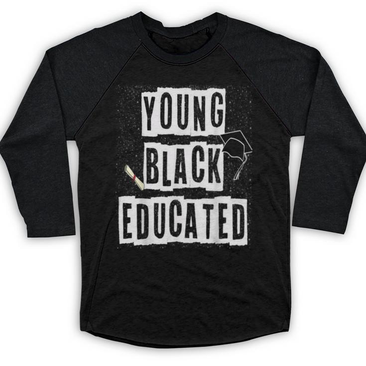 Graduation Young Educated For Men And Women Baseball Raglan Shirt