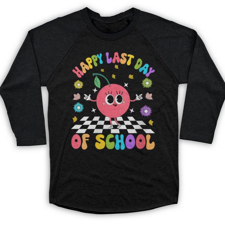 Happy Last Day Of School Student Graduation Baseball Raglan Shirt