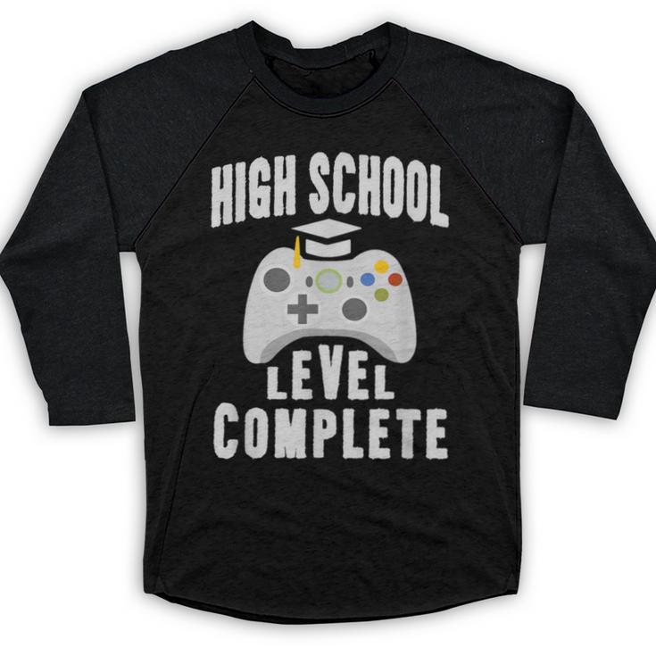 High School Graduation Shirt Gamer Graduation Baseball Raglan Shirt