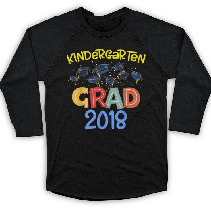 Kids Kindergarten Graduation Graduate Shirt Baseball Raglan Shirt