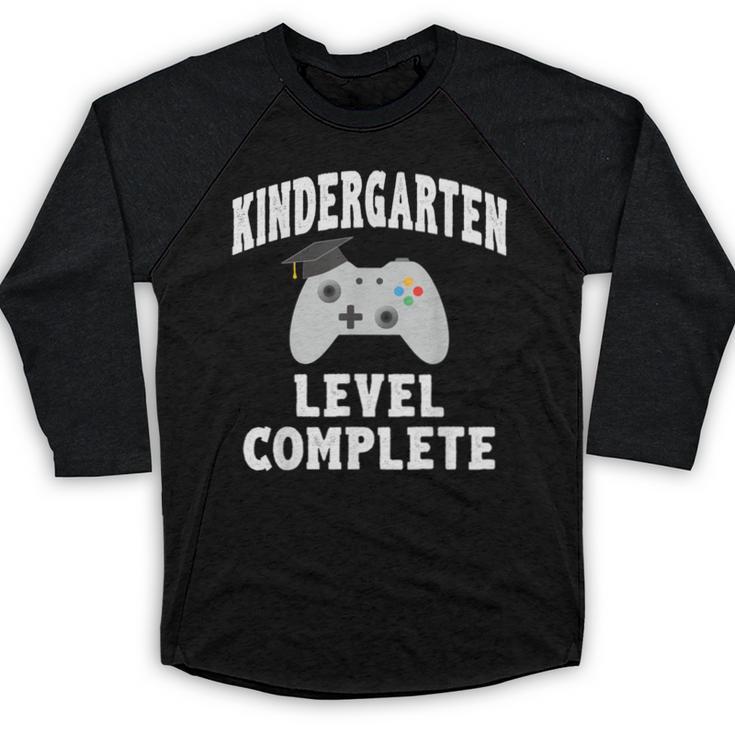 Kindergarten Gamer Graduate Graduation Baseball Raglan Shirt