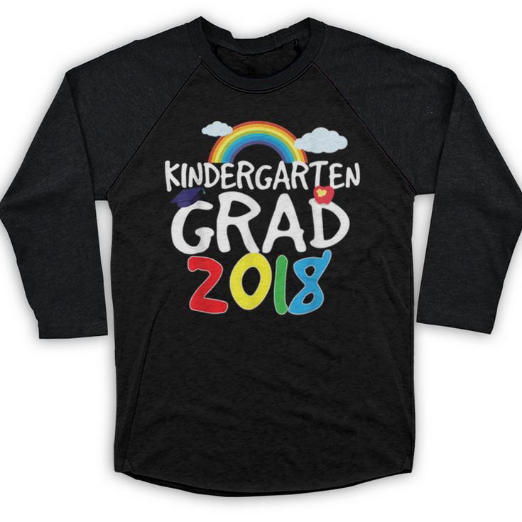 Kindergarten Graduation 2018 Last Day Of School Baseball Raglan Shirt