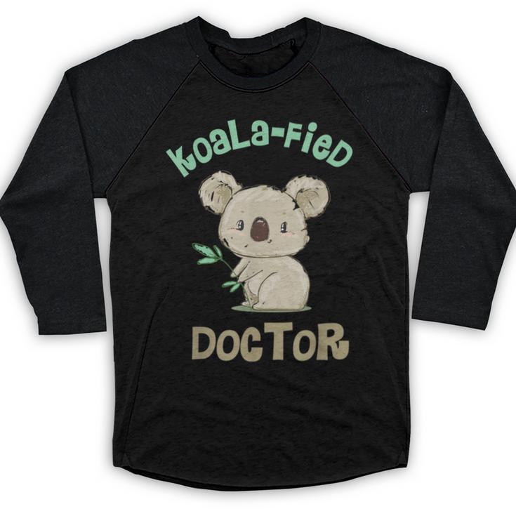 Koala Doctor Shirt Med Student Graduation Idea Baseball Raglan Shirt