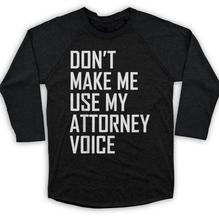 Lawyer Law School Graduation Attorney Men Women Baseball Raglan Shirt