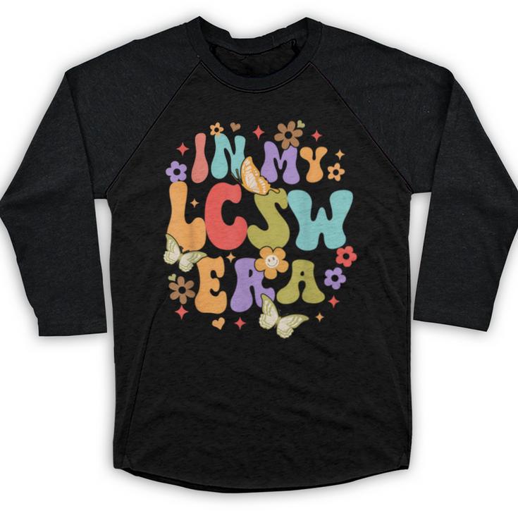 LCSW Grad Social Worker Graduation In My LCSW Era Baseball Raglan Shirt