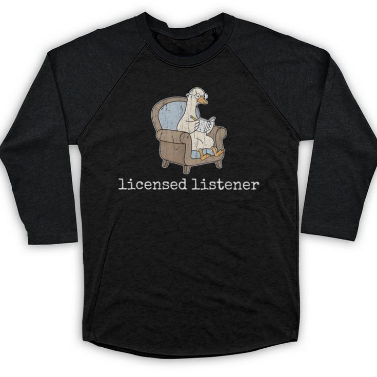Licensed Listener Goose School Graduation Baseball Raglan Shirt
