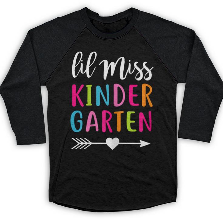 Lil Miss Kindergarten Grad Shirt Graduation Shirts 2018 Baseball Raglan Shirt