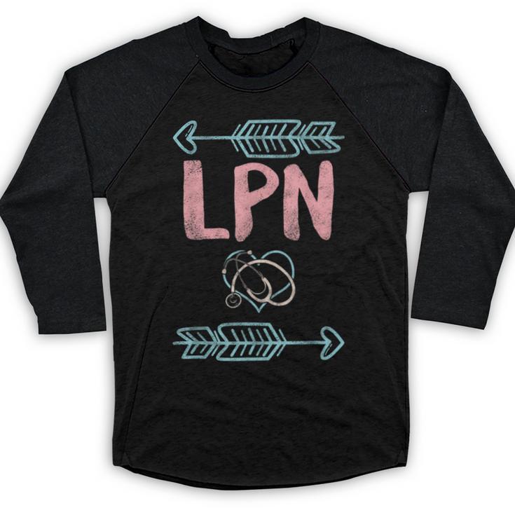 LPN Licensed Practical Nurse Graduation Nursing Nurses Week Baseball Raglan Shirt