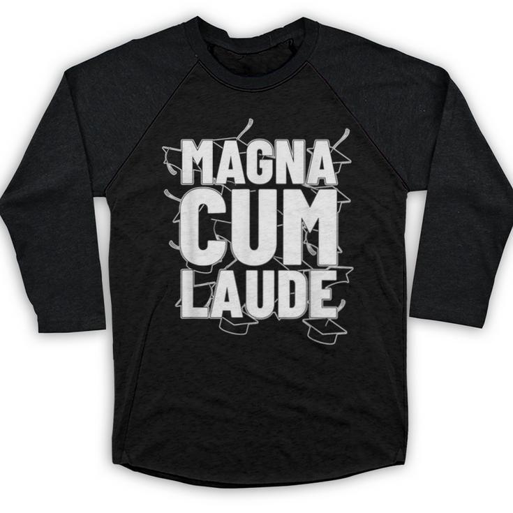 Magna Cum Laude Graduation Baseball Raglan Shirt