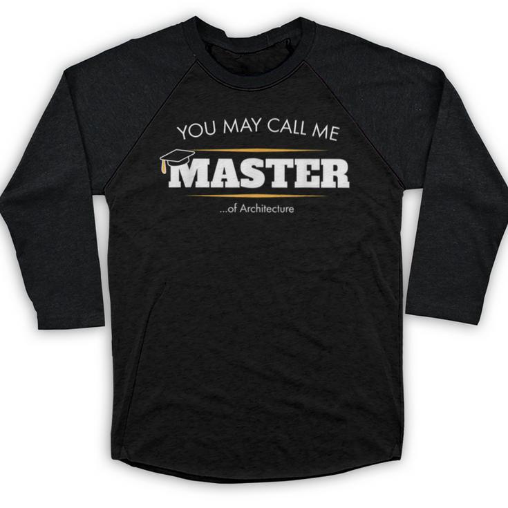 Master Of Architecture Shirt Graduation 2020 Baseball Raglan Shirt