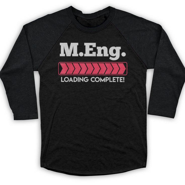 Master Of Engineering Engineer Master Graduation Baseball Raglan Shirt