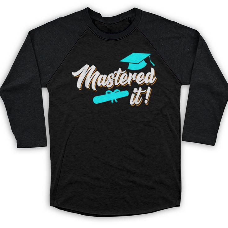 Mastered It Master Graduation Man Master 2026 Baseball Raglan Shirt