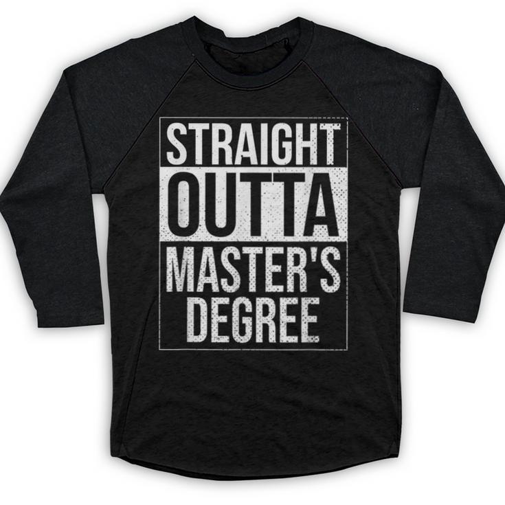 Masters Degree Graduation Mastered It MBA Graduation Baseball Raglan Shirt