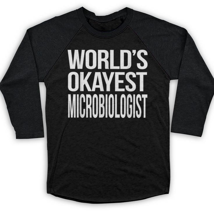 Microbiologist Microbiology Major Graduation Men Baseball Raglan Shirt
