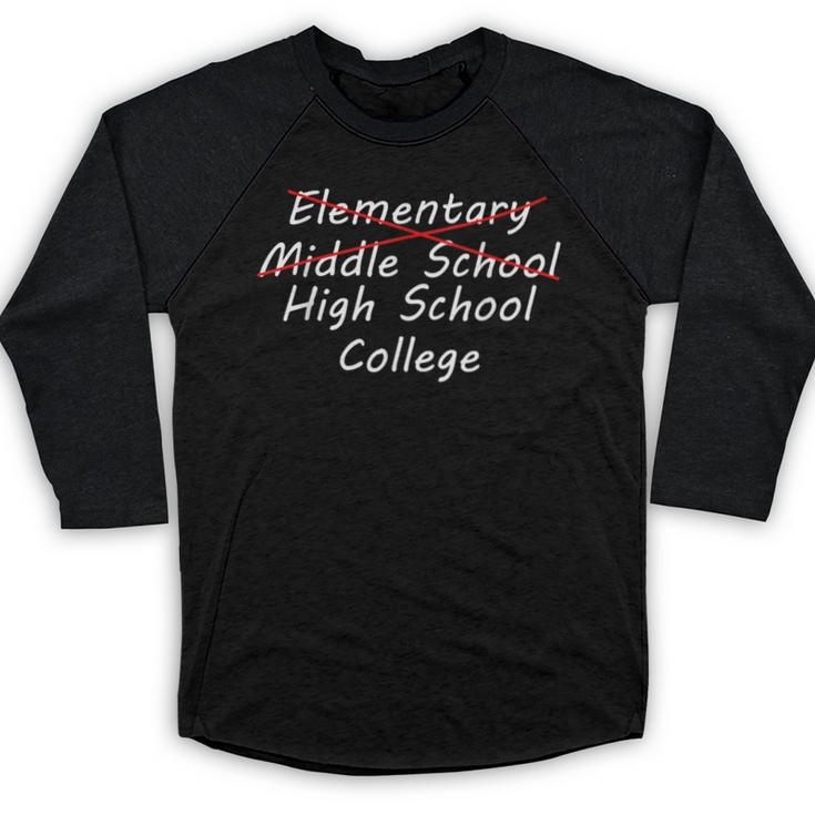 Middle School Graduation For Her 2021 High School Baseball Raglan Shirt